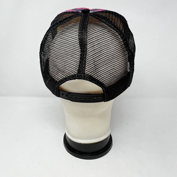 Adjustable Snapback Hat Blue Foam Rope Cord Trucker Cap Artist Piece Vintage VTG - Picture 4 of 7